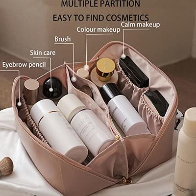  YUNZSXJY Large Capacity Cosmetic Bag Travel Makeup Bag