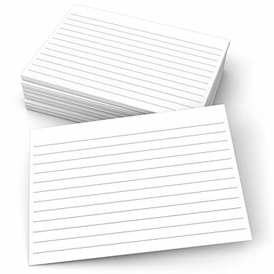 321Done Ruled Index Cards - Made in USA - Large 4x6 (Set of 50),  College-Ruled Lined Notecards Double-Sided, Thick Heavy Duty Cardstock,  Simple Note Cards with Lines, White - Yahoo Shopping