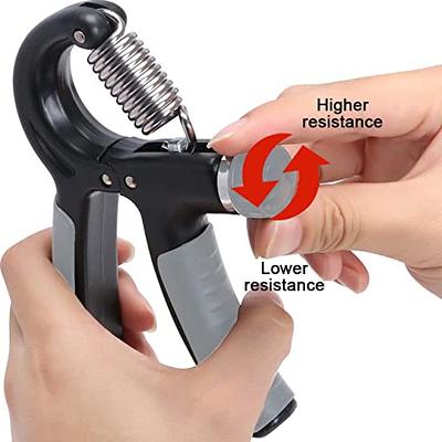 Hand Grip Strengthener, Counting hand Grips Workout, Adjustable Resistance  Strength Hand Grip 11-132 lbs, Hand Grip Strength Exerciser for Muscle