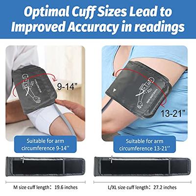 Blood Pressure Monitor XL Wrist Cuff 5.3-8.5 inch, Automatic