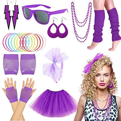  CICOCI 80s Outfit For Women Workout Clothes Costume with 80s  Accessories Set Retro Party Leg Warmers Headband : Clothing, Shoes & Jewelry