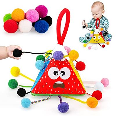 Baby Sensory Toys for Toddlers 1-3, Silicone Montessori Toys for Babies 6-12 Months - Developing Fine Motor Skills Toys, Toddler Travel Toys, Activity