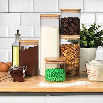 DOWAN Kitchen Canisters, 54 Oz Ceramic Jar, Coffee Storage Container with  Airtight Lid, Countertop Ceramic Canisters for Flour, Sugar, Bean, Spices,  Snacks, Nuts, Cookie, Farmhouse Kitchen Decor - Yahoo Shopping