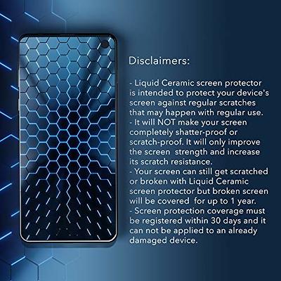 LIQUID GLASS Screen Protector for All Smartphones Tablets and Watches  Scratch and Shatter Resistant Wipe On Nano Protection for Up To 4 Devices 