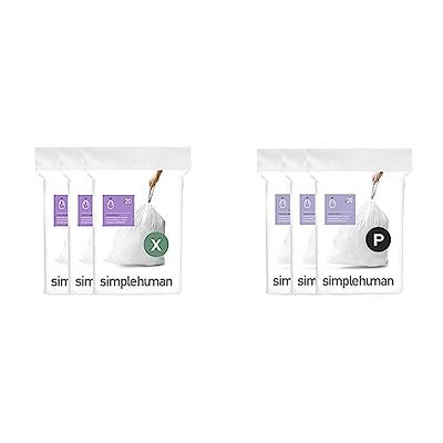 simplehuman Code X Custom Fit Drawstring Trash Bags in Dispenser