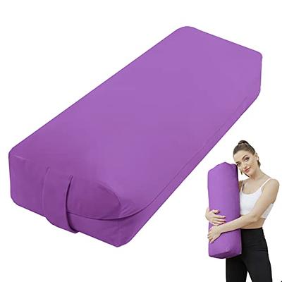 Tumaz Yoga Bolster Set - Rectangular Yoga Bolster Pillow for Restorative  Yoga