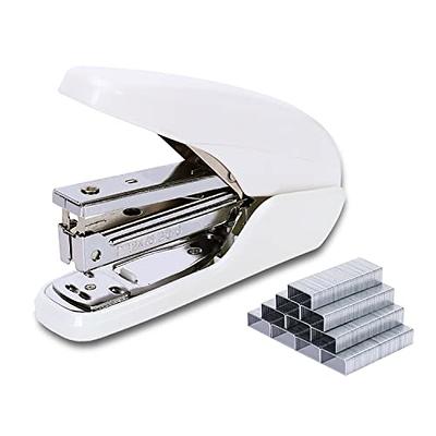 YIVONKA Effortless Desktop Stapler with 1000 Staples,Reduced Effort,Office  Stapler,25 Sheet Capacity (White+1000staples) - Yahoo Shopping