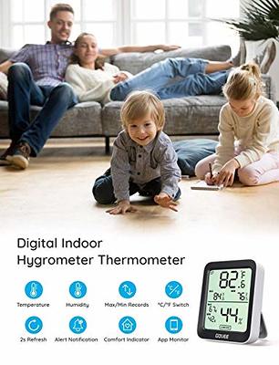 NANGOALA Digital Humidity Monitor Hygrometer Thermometer, Indoor Room Home  Temperature Humidity Monitor, Humidity Humidifier Monitor Gauge Meter  Reader for Home, Office, Baby Room & Greenhouse - Yahoo Shopping