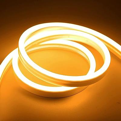 GUPUP Neon Lights (Warm White),16.4ft/5m LED Strip Lights,24V,600