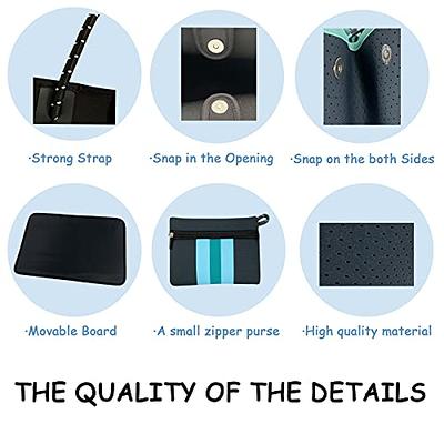 QOGiR Neoprene Multipurpose Beach Bag Tote with Inner Zipper Pocket and  Movable Board