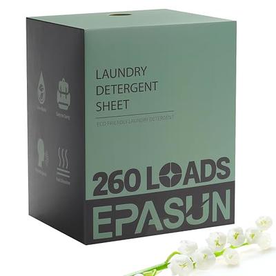 Tru Earth Compact Dry Laundry Detergent Sheets, Unscented - Up to