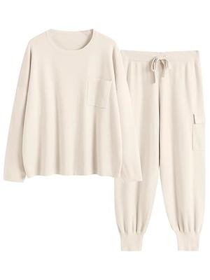 Senert Pajamas Set Short Sleeve Sleepwear Womens Button Down Nightwear Soft  Pj Lounge Sets for Women - Yahoo Shopping