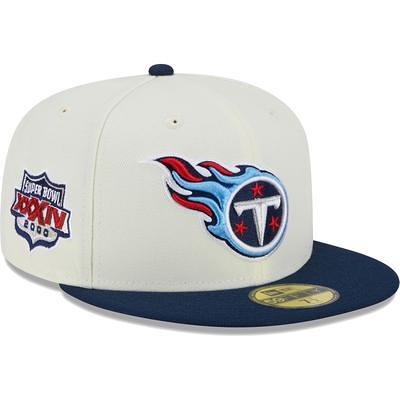 New Era Men's Tennessee Titans State 59Fifty White/Navy Fitted Hat