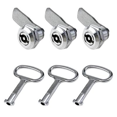 Doppy Toolbox Lock, Tubular Cam Lock Cabinet Locks with 2 Keys