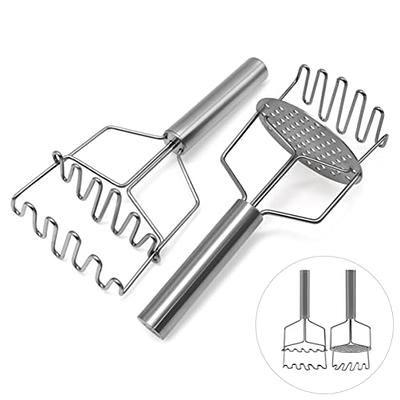 Potato Masher Stainless Steel, Potato Ricer, Potato Masher Hand, Masher  Kitchen Tool, Ricer for Mashed Motatoes, Dual-Press Design - Yahoo Shopping