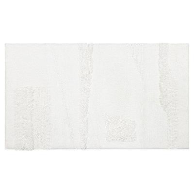 Mohawk Home Composition Bath 21-in x 34-in Silver Cotton Bath Mat in the Bathroom  Rugs & Mats department at