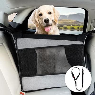 Dog Car Seat for Small/Medium Dogs,Reinforced Dog Hammock for Car Back Seat  with Comfortable Pad,Breathable Mesh,Adjustable Safety Belt for Pets'  Travel by Cars,Trucks,SUVs-Black - Yahoo Shopping
