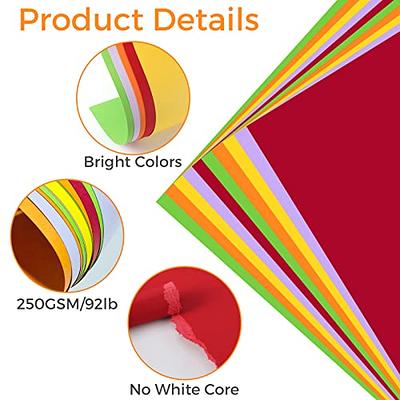 Hysiwen 20 Sheets White Glitter Cardstock, 250gsm/92lb A4 Sparkly Paper for Making Cards, Invitations, Paper Crafts, Party Decoration