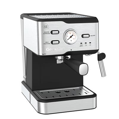 Ultima Cosa New Presto Bollente Semi-Automatic Espresso Machine - Silver -  2 Litre Water Tank - Yahoo Shopping