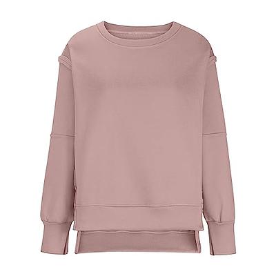 Womens Fall Fashion 2023 Oversized Sweatshirts Hoodies Casual Crewneck  Pullover Sweaters Long Sleeve Shirts Winter Outfits Work Blouses for Women  Teen Girls Y2k Clothing D,pink - Yahoo Shopping