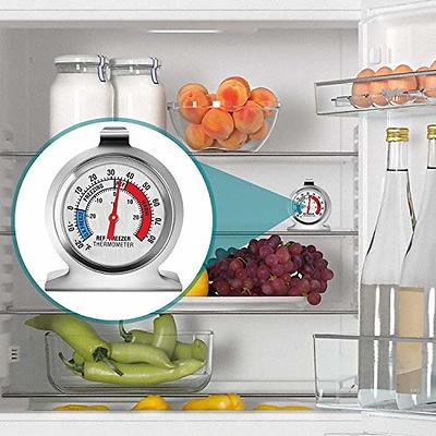 3-Pack Refrigerator Thermometer, Large Dial Freezer Thermometer