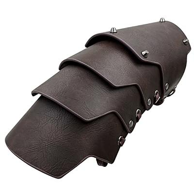 Medieval Embossed Arm Bracers PU Leather Knight Arm Gauntlets