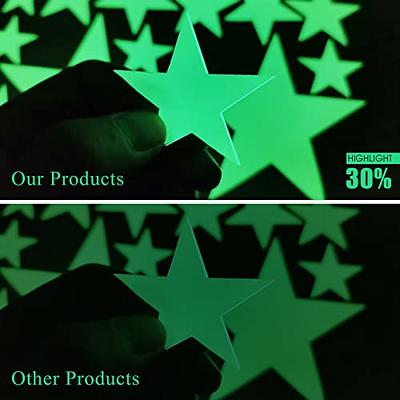 200 PCS THE BRIGHTEST GLOW IN THE DARK STARS CEILING STAR STICKER DECOR  BEDROOM