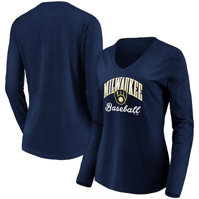 Men's Fanatics Branded Navy/Gray Milwaukee Brewers Player Pack T-Shirt Combo Set