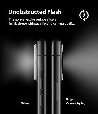 FLOLAB I Best iPhone 15 Pro Max Silver Anti Reflective Camera Protectors