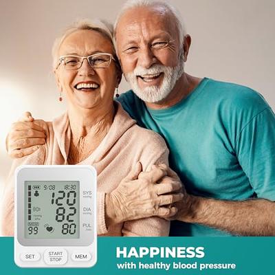 Blood Pressure Monitors Rechargeable Wrist Blood Pressure for Home Use, Cuff  Monitor with Large LCD Display, Digital BP Machine with Storage Bag, 99 * 2  Reading Memory for 2 Users - Yahoo Shopping