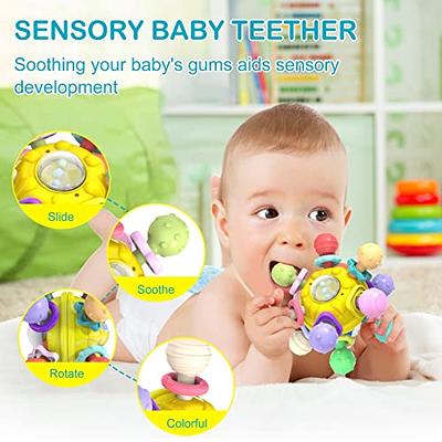 Baby Teething Toys for 0 3 6 9 12 Month Boys Girls, Newborn Infant Toys  Rattle Baby Teether Chew Sensory Montessori Toys, Baby Shower Gifts for 1  One Year Old - Yahoo Shopping