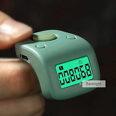 Tally Finger Counter Digital LED Electronic Finger Clicker Tasbih