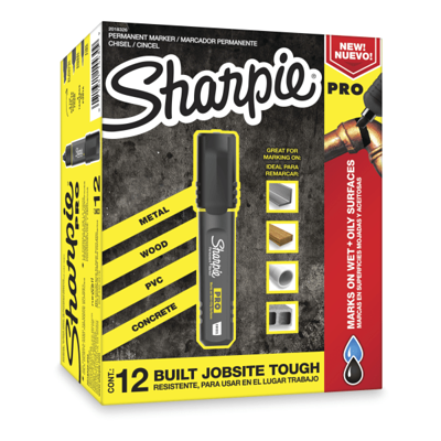 Sharpie Mini Permanent Markers Fine Point Gray Barrel Black Ink Canister Of  72 Markers - Office Depot