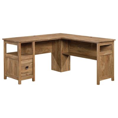 Shop our Modern L-Shaped Desk with Gold Frame by Sauder