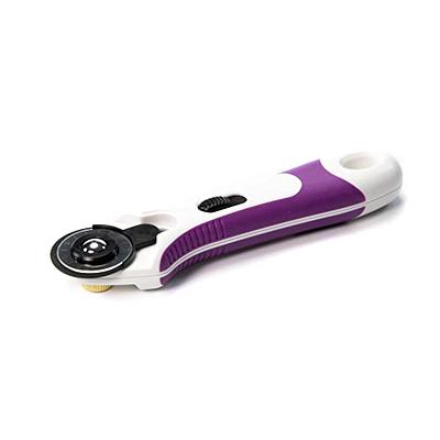 The Quilted Bear Rotary Cutter - Ergonomic Soft Grip Rotary Cutter