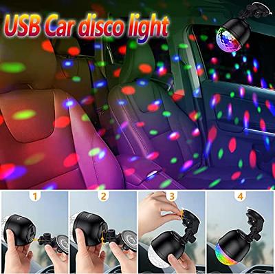 Litake 3 Pack Black Light, 6W UV LED Disco Ball Strobe Lights, Sound  Activated with Remote Control, Dj Light for Halloween Xmas Birthday Party  Home Decorations 