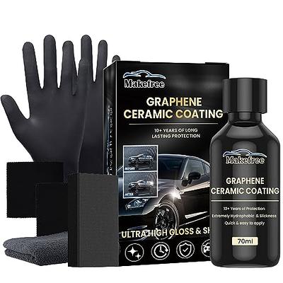 𝟏𝟐𝐇 𝐀𝐝𝐯𝐚𝐧𝐜𝐞𝐝 𝗚𝗿𝗮𝗽𝗵𝗲𝗻𝗲,Graphene Ceramic Coating for  Cars,Car Detailing Kits,10+ Years of Long Lasting Protection,Ultra High  Gloss, Extremely Hydrophobic(1Pcs,70ML) - Yahoo Shopping