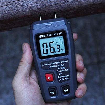 0-99.9% Pin Type Digital Wood Moisture Meter for Firewood,Wood Humidity  Tester W