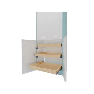 WelFurGeer Pull Out Drawers for Kitchen Cabinets, Pull Out Cabinet Shelf,  Pantry Organizers and Storage, Slide Out Wood Cabinet Organizer, Wood Rack