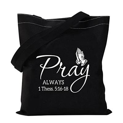 Huhumy 12 Pcs Bible Tote Bags for Women Religious Gift Bags Bulk Floral  Christian Canvas Tote Bag Religious Reusable Tote Bags Bible Verse Bible  Tote