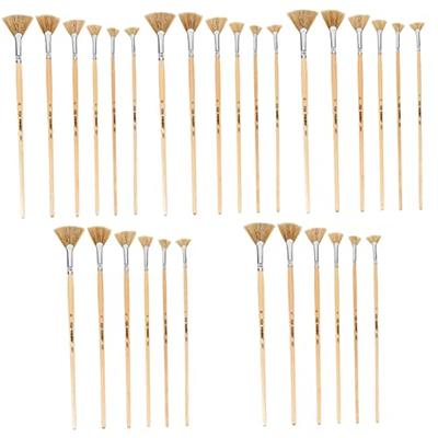  Miniature Paint Brushes, 11Pcs Micro Detail Paint Brush,  Acrylic Paint Brushes, Triangular Grip Handles Art Brushes for Watercolor,  Oil, Face, Nail, Acrylic Painting (Glossy Black)