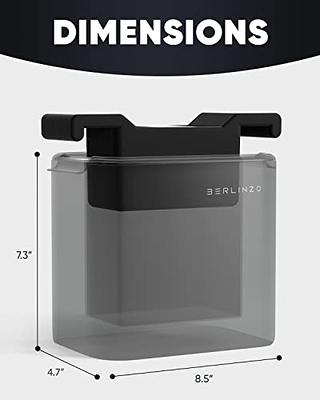 BERLINZO Premium Berlinzo Clear Ice Ball Maker - Whiskey Ice Ball