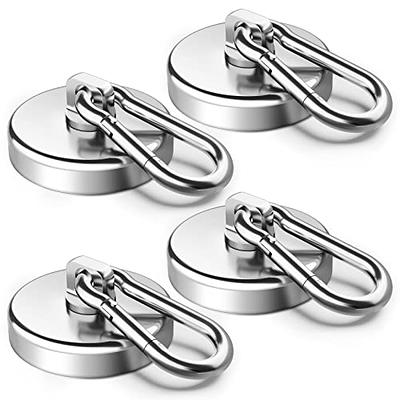 MIKEDE 110LBS+ Magnetic Hooks, Heavy Duty Neodymium Magnets with Swivel  Carabiner Hook, Strong Rare Earth Magnetic Hooks for Garage, Kitchen,  Cruise Cabin, Office - 3 Pack - Yahoo Shopping