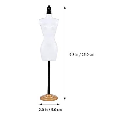 6pcs DIY Display Clothes Mannequin Stand Plastic Dress Mannequin