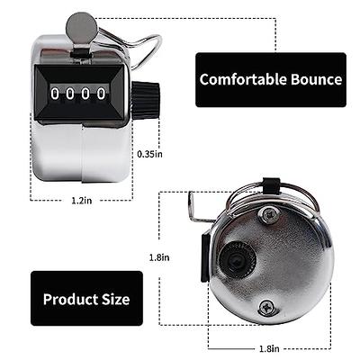 Metal Hand Tally Counter Digital Lap Counter Clicker Handheld