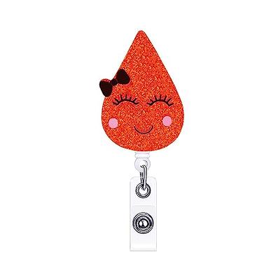 ANDGING ICU Nurse Badge Reel Cute Funny ER Badge Reels Retractable for  Nurses Badge Clip CNA