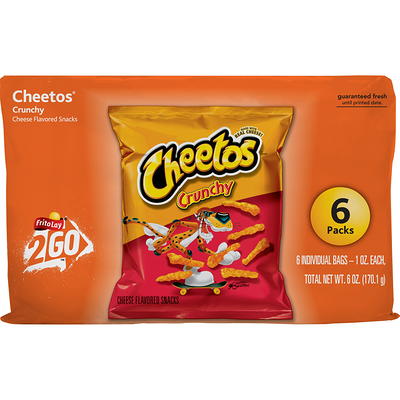 Cheetos Crunchy Flamin' Hot Cheese Flavored Snacks - 3.5oz : Target