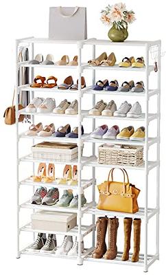 DEYILIAN Hanging Shoe Rack 2 Pack, Wall Mounted Shoe Rack with