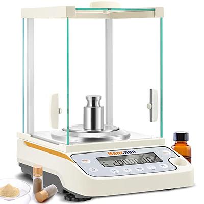 CGOLDENWALL Lab Scale 0.001g Laboratory Analytical Balance Digital Jewelry  Weighing Scale 1mg Precision Electronic Scientific Scale Calibrated 110V