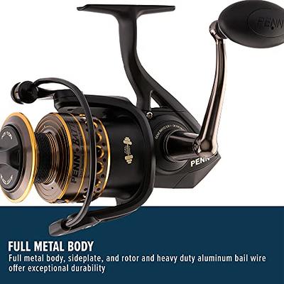 PENN Battle Spinning Reel Kit, Size 5000, Includes Reel Cover and Spare  Anodized Aluminum Spool, Right/Left Handle Position, HT-100 Front Drag  System,Black - Yahoo Shopping